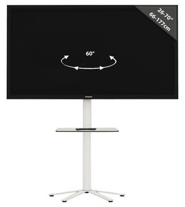 VCM, Design Premium TV Standfuß Rack Fernseh Xila Design Premium TV Standfuß Rack Fernseh Xila, VCM - TV Standfuß | Ständer Rack Fernseh Maße ca. H. 100 x B. 61 T. cm Xila, 61cm, Weiss