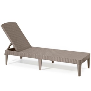 Allibert, Allibert Sonnenliege Jaipur Cappuccinofarben 235163, Keter - Sonnenliege plastik, One Size, Braun