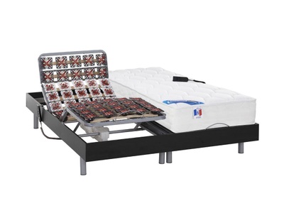 Vente-unique, Matratzen elektrischer Lattenrost Matratzen elektrischer Lattenrost, Vente-unique - Matratzen elektrischer Lattenrost, 70X190CM, Schwarz