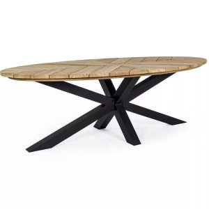 mutoni Garten Deluxe, Gartentisch Palmdale oval 240x110 carbon, Gartentisch Palmdale oval 240x110 carbon
