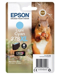 Epson, Original Tintenpatrone light cyan Epson No. 378XL, T379540, Epson Tintenpatrone, hell-blau, No.378XL, T379540, (830 Seiten)