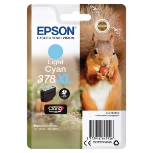 Epson, Original Tintenpatrone light cyan Epson No. 378XL, T379540, Epson Tintenpatrone, hell-blau, No.378XL, T379540, (830 Seiten)
