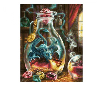 noris, Schipper 609130845 - Malen nach Zahlen, Der Drache, 40 x 50 cm, Schipper 609130845 - Malen nach Zahlen, Der Drache, 40 x 50 cm