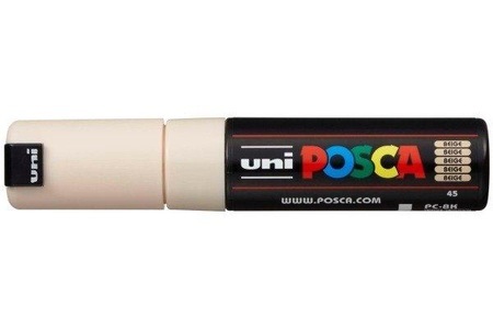 uni-ball, UNI-BALL Posca Marker 8mm PC-8K BEIGE beige, Keilspitze