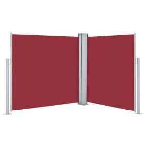 Diverse Hardware, Ausziehbare Seitenmarkise Rot 120 x 600 cm, vidaXL Ausziehbare Seitenmarkise Rot 120 x 600 cm