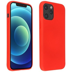 Avizar, Apple iPhone 12 Pro Max - Silikongel Schutzhülle, Avizar - Soft Hülle Apple iPhone 12 Pro Max Rot, Rot