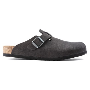 Birkenstock, Birkenstock Boston MF Desert Dust - Sandalen - Herren Desert Dust Black 49 - Regular fit, 