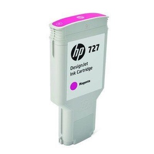Hp, HP 727 Magenta DesignJet Druckerpatrone, 300 ml, Hewlett Packard Tintenpatrone, rot, No.727, F9J77A, (300ml)