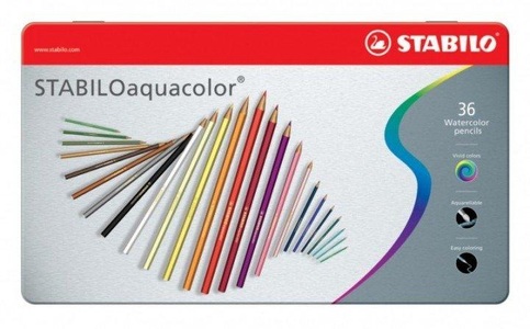 undefined, STABILO Aquacolor Farbstifte 36er Set, STABILO Buntstift »Aquacolor 36 Stü«, Wasservermalbar