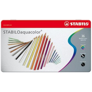 undefined, STABILO Aquacolor Farbstifte 36er Set, STABILO Buntstift »Aquacolor 36 Stü«, Wasservermalbar