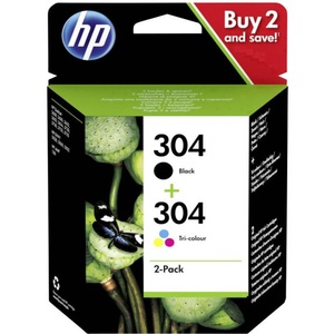 Hp, HP Combopack 304 (Bk Y M C) Tintenpatrone, Hewlett Packard Combopack, BK/color, 304, 3JB05AE, (120/100 Seiten)