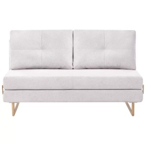 Beliani, Beliani - 3 Sitzer Sofa aus Stoff JERSLEV, One Size, Braun Medium, Beliani - 3 Sitzer Sofa aus Stoff JERSLEV, One Size, Braun Medium