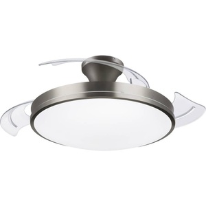 Philips, Philips Atlas Deckenventilator 28 W, 35 W (Ø x H) 490 mm x 418 mm Nickel, Philips Lighting Atlas Deckenventilator 28 W, 35 W (Ø x H) 490 mm x 418 mm Nickel