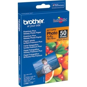 Brother, Brother Premium Plus -, Brother Fotopapier, A6, 260g, BP71GP50, (50 Blatt)