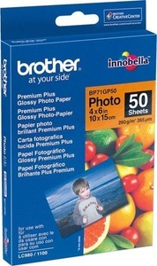 Brother, Brother Premium Plus -, Brother Fotopapier, A6, 260g, BP71GP50, (50 Blatt)