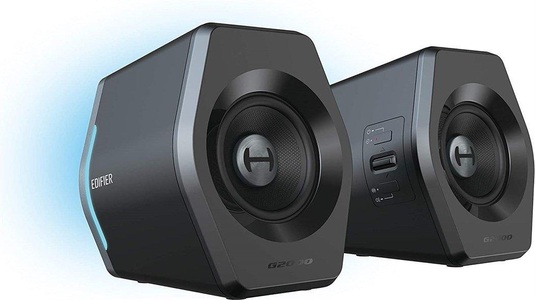Edifier, Edifier G2000 - 2.0 Blueooth Boxen RGB, Edifier PC-Lautsprecher G2000 Schwarz