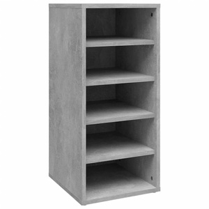 vidaXL, vidaXL Schuhschrank Betongrau 31,5x35x70 cm Spanplatte