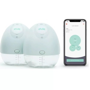 elvie, elvie Pump – Elektrische Milchpumpe Double, Elvie - Pump elektrische Milchpumpe, Weiss
