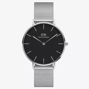 Daniel Wellington, Daniel Wellington Grand Petite Uhren Unisex, Daniel Wellington DW00100304 Petite Sterling Damenuhr