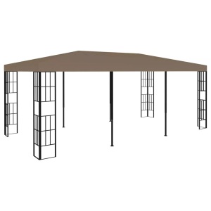 vidaXL, vidaXL Pavillon 6x3 m Taupe