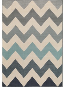 Benuta, Teppich Dessert Blau Teppich Dessert Blau, 