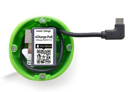 Smart Things, smart things s28C PoE FIT C Adapter, Smart Things sCharge PoE FIT C PoE+ Adapter 22 W, 25 W USB Power Delivery (USB-PD)
