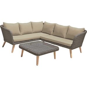 mutoni, Gartenlounge Pamplona Unisex Braun ONE SIZE, mutoni - Gartenlounge Pamplona, One Size, Braun