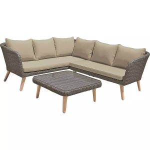 mutoni, Gartenlounge Pamplona Unisex Braun ONE SIZE, mutoni - Gartenlounge Pamplona, One Size, Braun