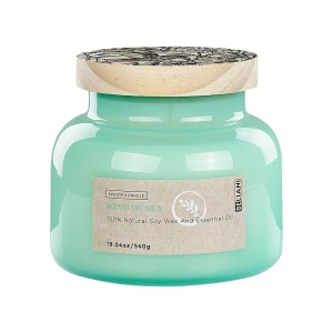 Beliani, Duftkerze aus Sojawachs Modern DELIGHT BLISS Duftkerze aus Sojawachs Modern DELIGHT BLISS, Beliani - Duftkerze aus Sojawachs DELIGHT BLISS, One Size, Stahlblau