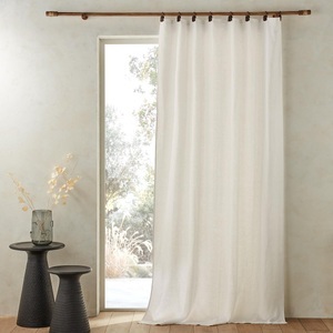 AM.PM, Vorhang Private Unisex Weiss 140x180 cm, AM.PM - Vorhang Private aus vorgewaschenem Leinen mit Futter und Ringen, 140x180 cm, Weiss
