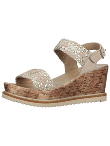 ARA, Ara Keilsandalette »PARMA«, mit glitzerndem Laufsohlen-Einfass, G-Weite, 