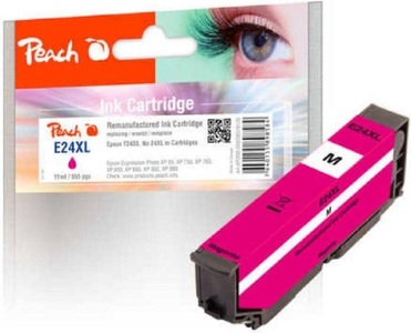 undefined, Peach 318120 Druckerpatrone 1 Stück(e) Kompatibel Magenta, Peach Tinte Epson T2433, No 24XL Magenta