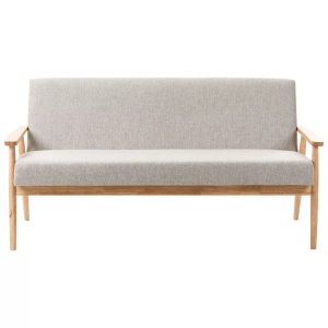 Beliani, Beliani - 3 Sitzer Sofa aus Stoff ESRUM, One Size, Braun Medium, Beliani - 3 Sitzer Sofa aus Stoff ESRUM, One Size, Braun Medium