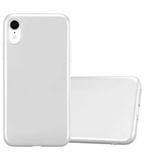 Cadorabo, Hülle für Apple iPhone XR TPU Silikon Matt, Cadorabo - Hülle für Apple iPhone XR TPU Silikon Matt, Silber