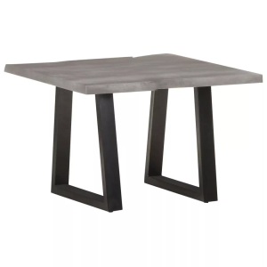 vidaXL, vidaXL Couchtisch mit Baumkanten 60x60x40 cm Massivholz Akazie, vidaXL Couchtisch mit Baumkanten 60x60x40 cm Massivholz Akazie
