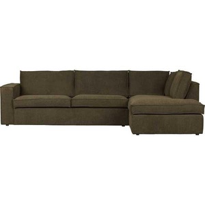 mutoni living, Ecksofa Freddie rechts warmgrün, Ecksofa Freddie rechts warmgrün