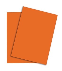 Papyrus, PAPYRUS Rainbow Papier FSC A4 88043103 intensivorange, 120g 250 Blatt