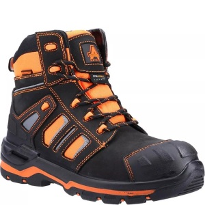 Amblers, Sicherheitsschuhe Radiant, Nubukleder Unisex Schwarz 41, 