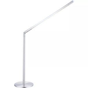 Globo, GLOBO ITANOS Tischleuchte nickel matt, Acryl, nur LED, mit Gelenk, Kabel 1,5m, Schalte, Tischleuchte Itanos
