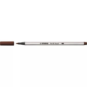 Stabilo, STABILO Fasermaler Pen 68 Brush 568/45 braun, Stabilo Pen 68, braun, Fasermaler, 568/45