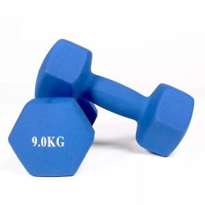 Gladiatorfit, GladiatorFit Hanteln mit Neoprenüberzug Bodybuilding und Fitness (2er-Set) : 2 x 9 KG Hanteln, GladiatorFit - Neoprenhanteln Bodybuilding und Fitness (2er-Set), 9KG, Multicolor