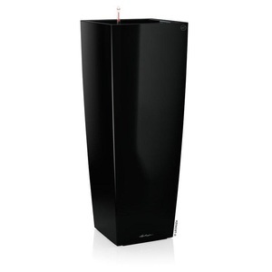 Lechuza, Lechuza - Blumenkasten mit Integriertem Bewässerungssystem Cubico Alto Premium 40 - Schwarz, 