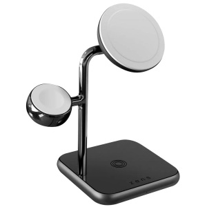 Zens, ZENS Induktions-Ladegerät Zens ZEDC22B/00 Ausgänge Induktionslade-Standard Schwarz, Zens Wireless Charger 4in1 Magsafe Schwarz