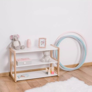 Montessori, Montessori-atmosphäre, Kinderzimmer, Montessori-regal - Weiß Unisex ONE SIZE, Montessori - Regal Mini ®, One Size, Weiss-Natur
