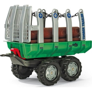 ROLLY TOYS, rolly®toys rollyTimber Trailer 122158, rolly toys® Kinderfahrzeug-Anhänger »Timber Trailer«, für Trettraktoren