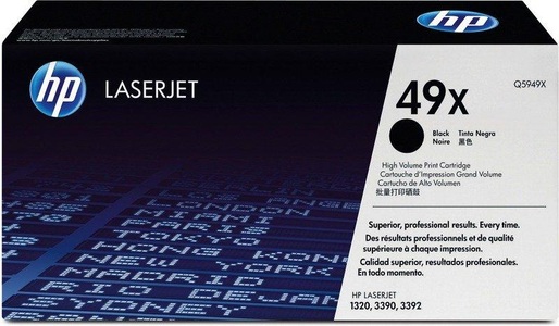 Hp, Original Tonerpatrone schwarz Canon, HP No. 49X, Q5949X, Hewlett Packard Toner, schwarz, No.49X, Q5949X, (6'000 Seiten)