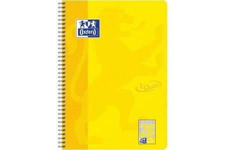 Oxford, Oxford Notizheft Touch Collegeblock, A4, Oxford Collegeblock Touch, A4+, liniert, 90g, 80 Blatt, 400086495