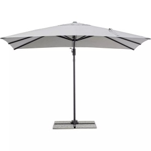 mutoni Garten Deluxe, Ampelschirm Ines 200x300 anthrazit hellgrau, Ampelschirm Ines 200x300 anthrazit hellgrau
