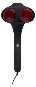 SCHOU, Massagestab Inkl. Heizköpfe Unisex Schwarz ONE SIZE, SCHOU - Massagestab inkl. Heizköpfe, One Size, Schwarz