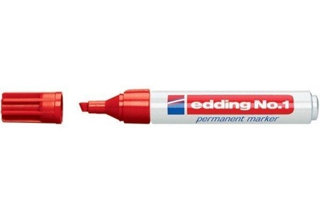 edding, EDDING Permanent Marker No. 1 1-5mm 1-2 rot